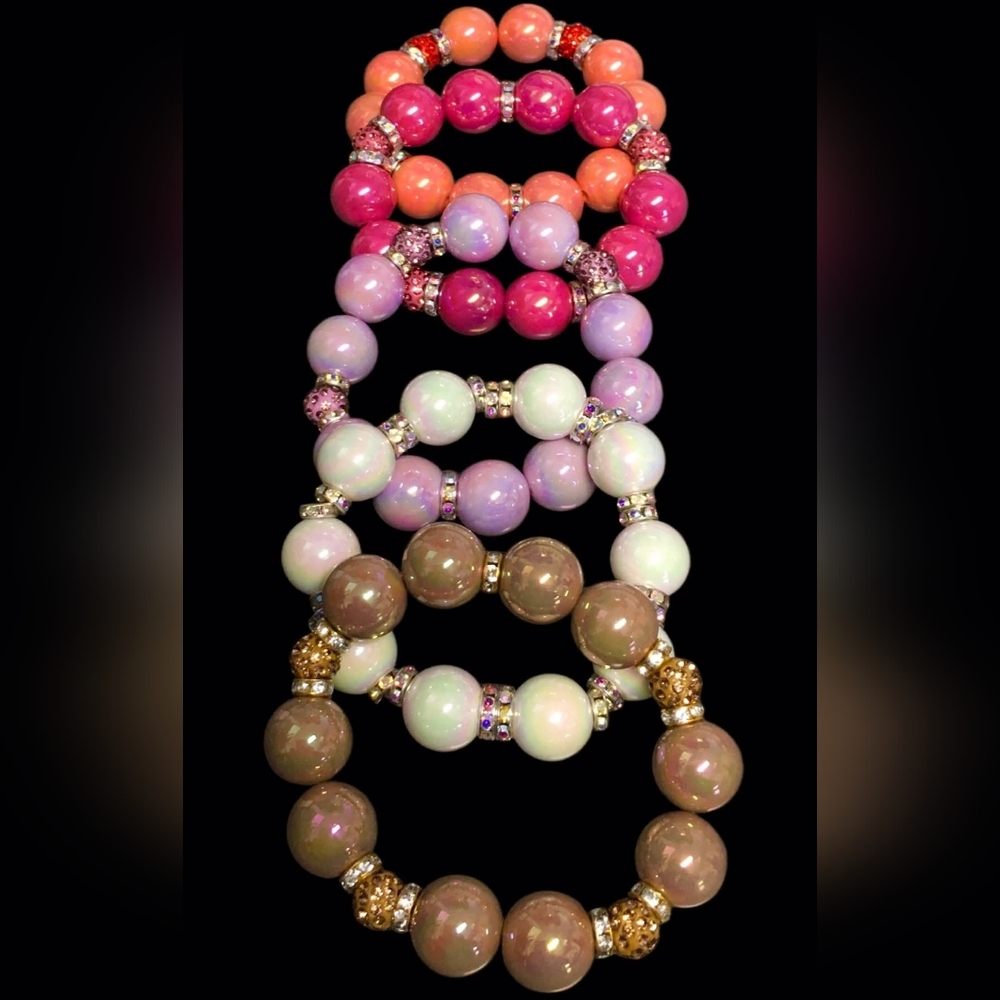 Chunky Beaded Bracelet Bundle 😍✨